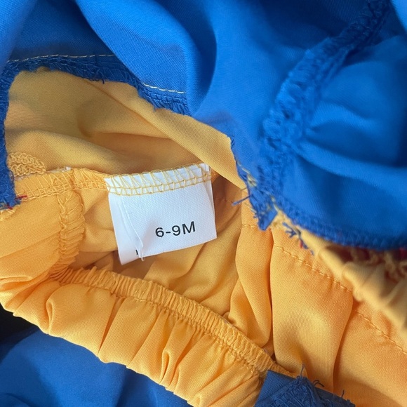 SHEIN Yellow and Pink Baby Romper Set - Picture 5 of 6